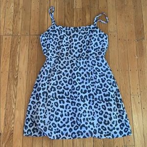 Cute cheetah dress! Worn once!
